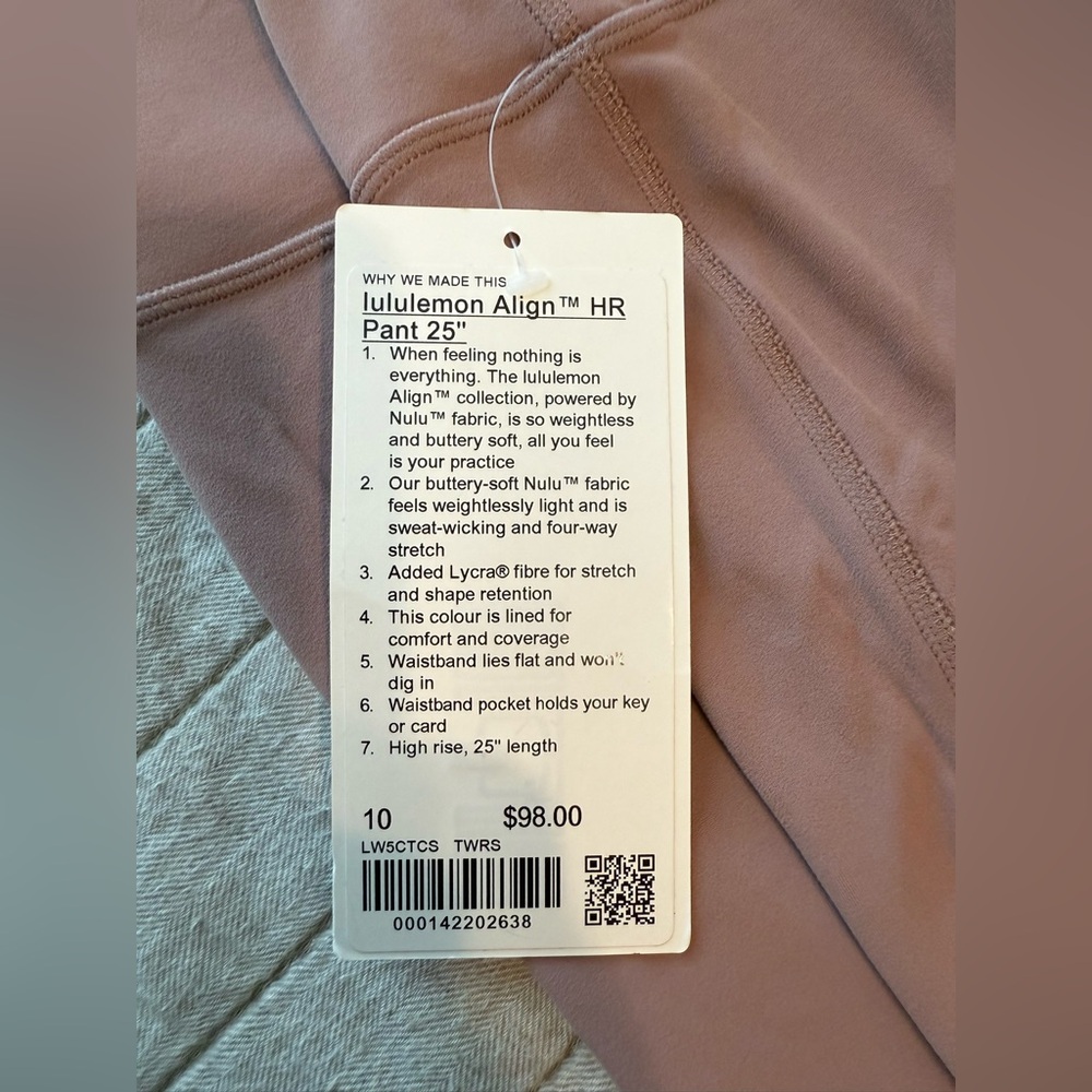 Lululemon align pant 25” - Picture 2 of 3